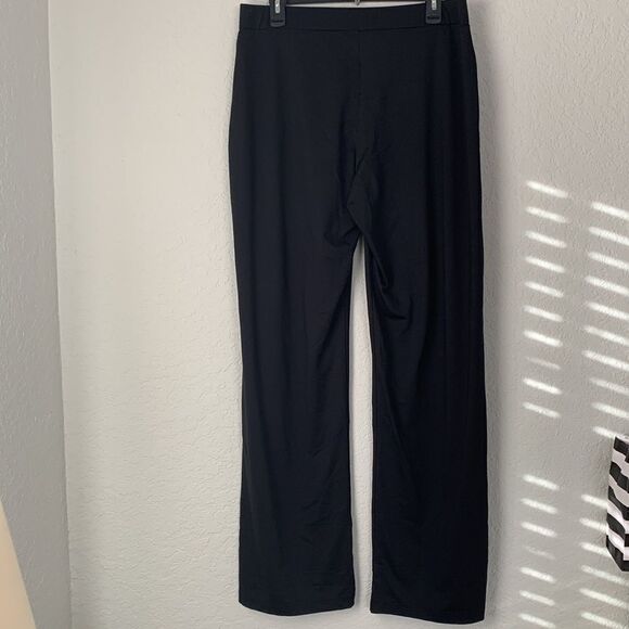 Athleta  High Rise Straight Zip Closure Front Pocket Logo Women’s Pants Size LT - Picture 2 of 7